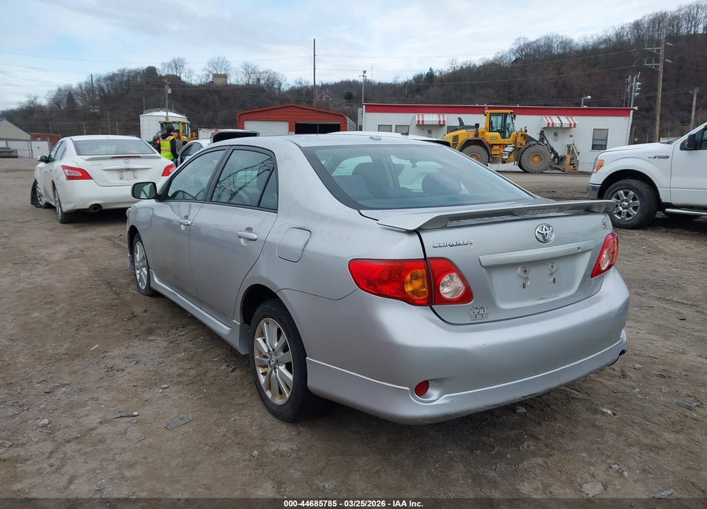 2009 TOYOTA COROLLA S VIN: 2T1BU40E49C107393