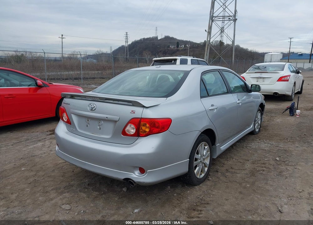 2009 TOYOTA COROLLA S VIN: 2T1BU40E49C107393
