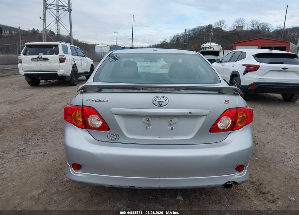 2009 TOYOTA COROLLA S VIN: 2T1BU40E49C107393