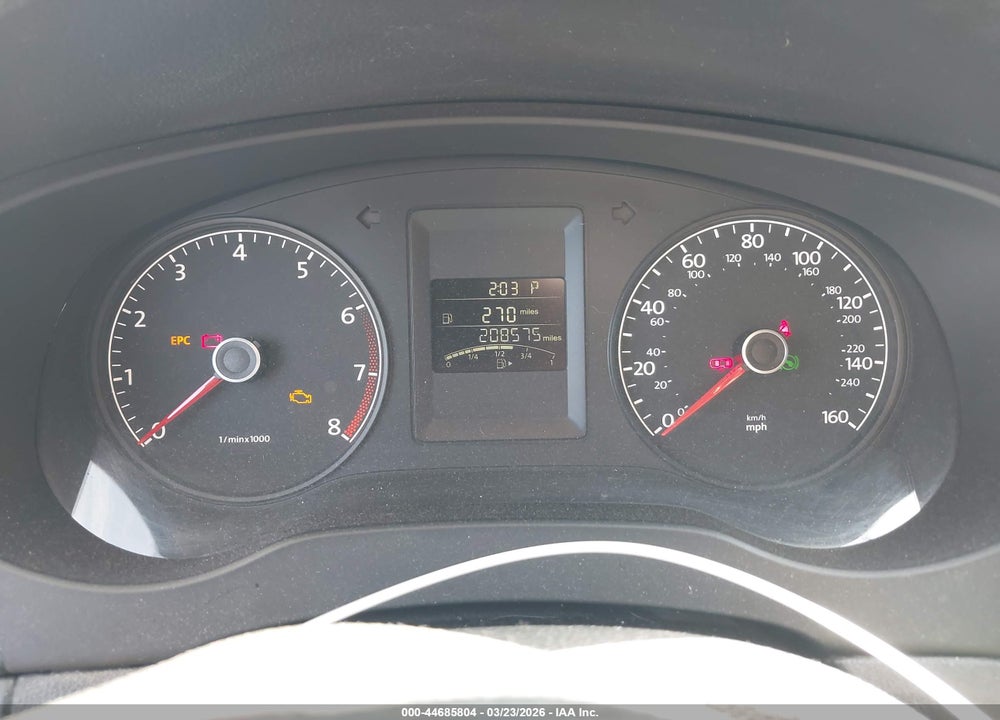 2014 VOLKSWAGEN JETTA 2.0L S VIN: 3VW2K7AJ2EM235732