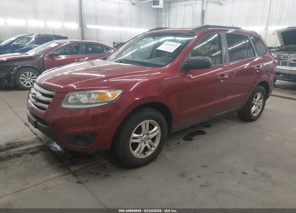 2012 HYUNDAI SANTA FE GLS V6 VIN: 5XYZGDAG7CG125677