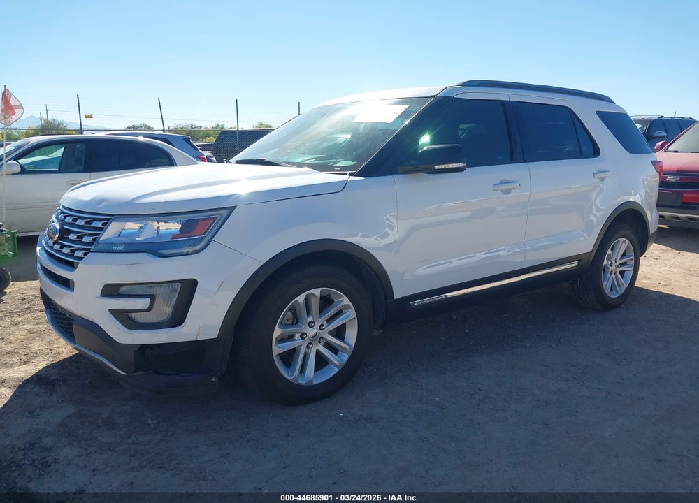2017 FORD EXPLORER XLT VIN: 1FM5K7D88HGD40231