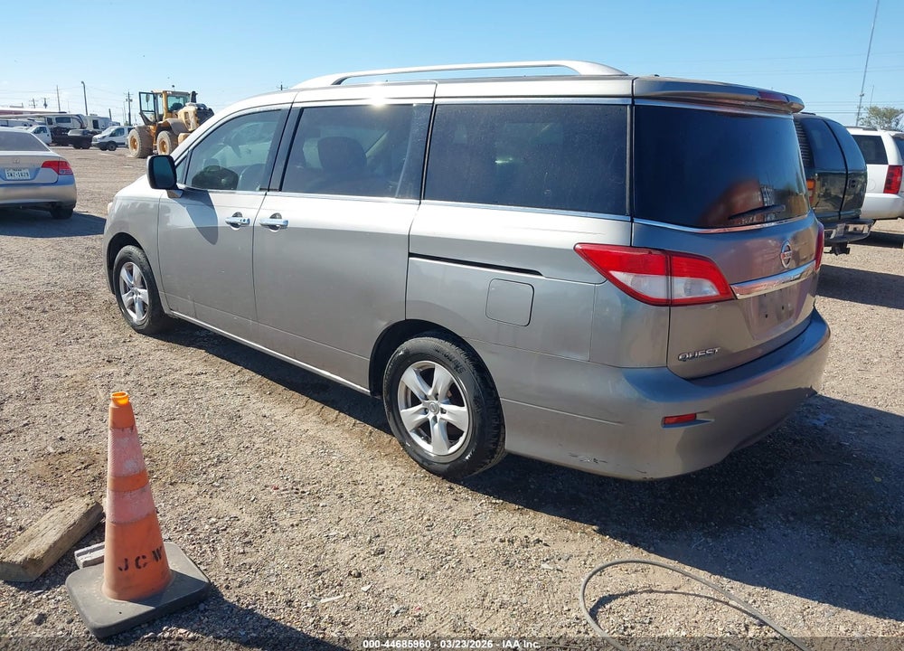 2012 NISSAN QUEST SV VIN: JN8AE2KP0C9032284