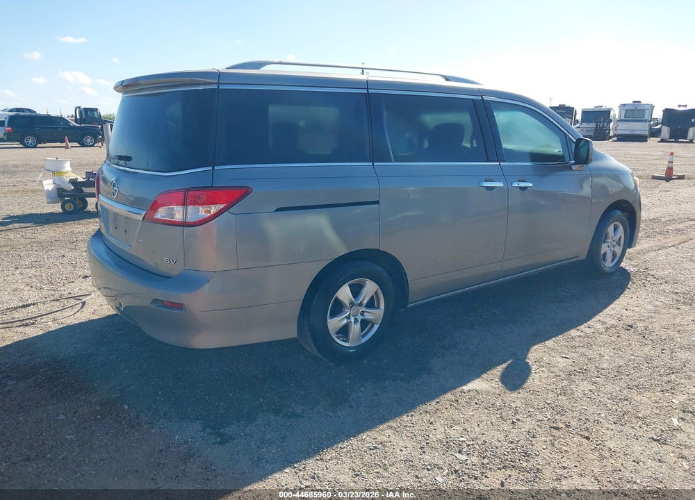2012 NISSAN QUEST SV VIN: JN8AE2KP0C9032284