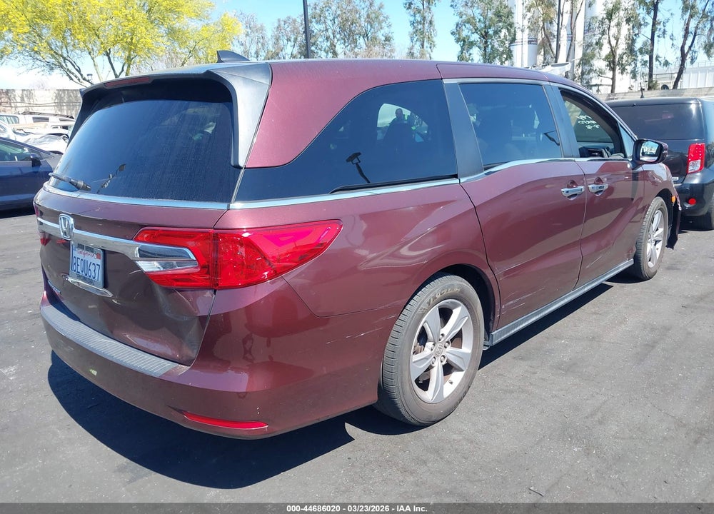 2019 HONDA ODYSSEY EX-L VIN: 5FNRL6H71KB020622