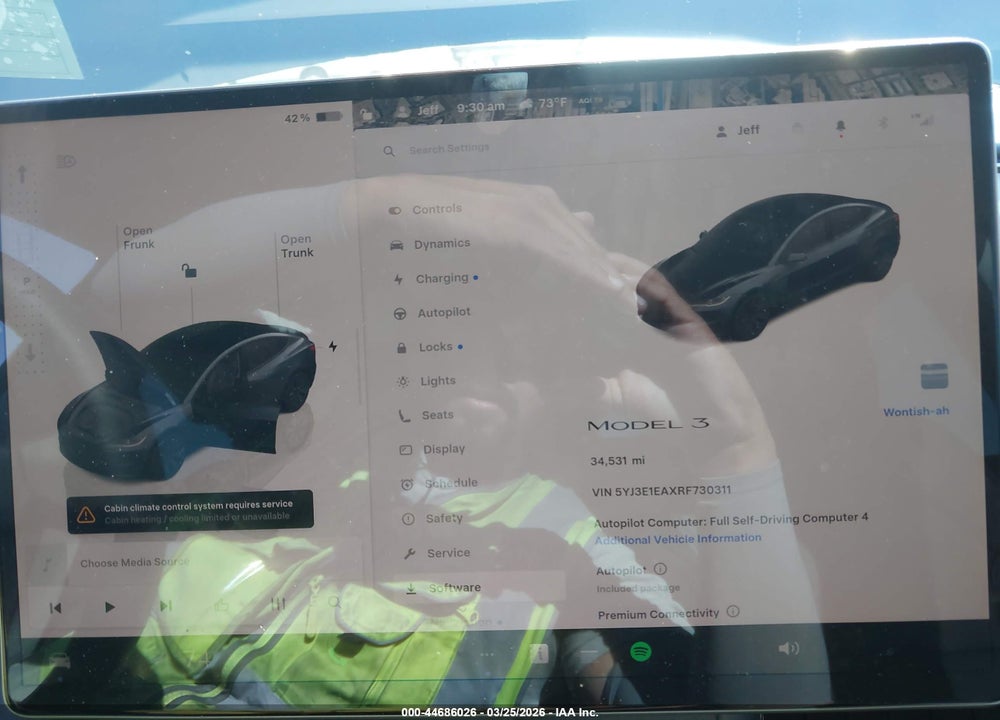 2024 TESLA MODEL 3 LONG RANGE DUAL MOTOR ALL-WHEEL DRIVE/REAR-WHEEL DRIVE VIN: 5YJ3E1EAXRF730311