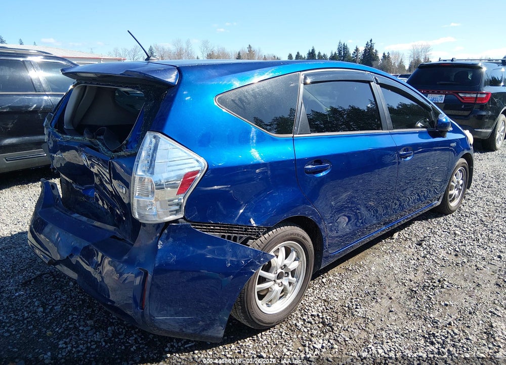 2012 TOYOTA PRIUS V TWO VIN: JTDZN3EU7C3049902