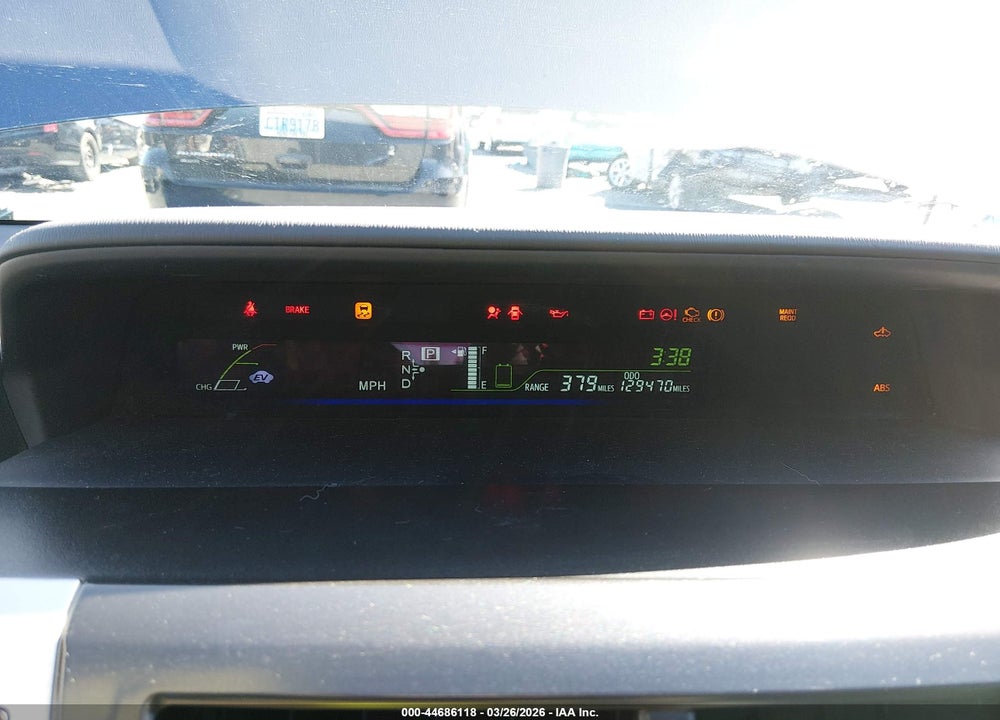 2012 TOYOTA PRIUS V TWO VIN: JTDZN3EU7C3049902