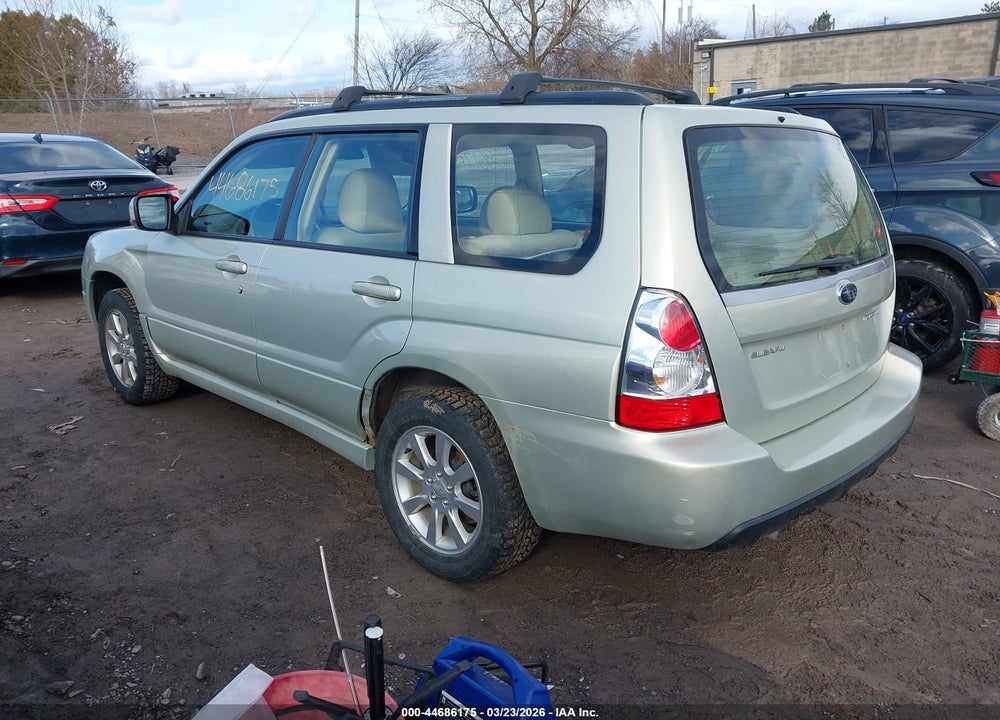 2007 SUBARU FORESTER 2.5X VIN: JF1SG65637H729549