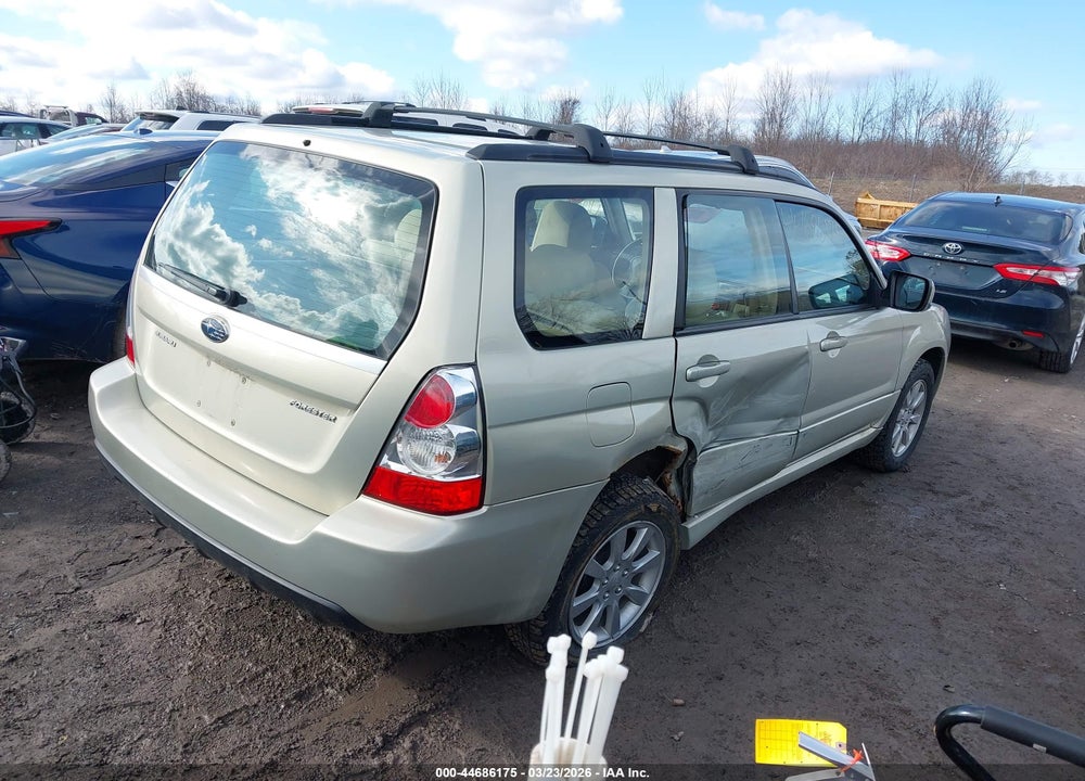 2007 SUBARU FORESTER 2.5X VIN: JF1SG65637H729549