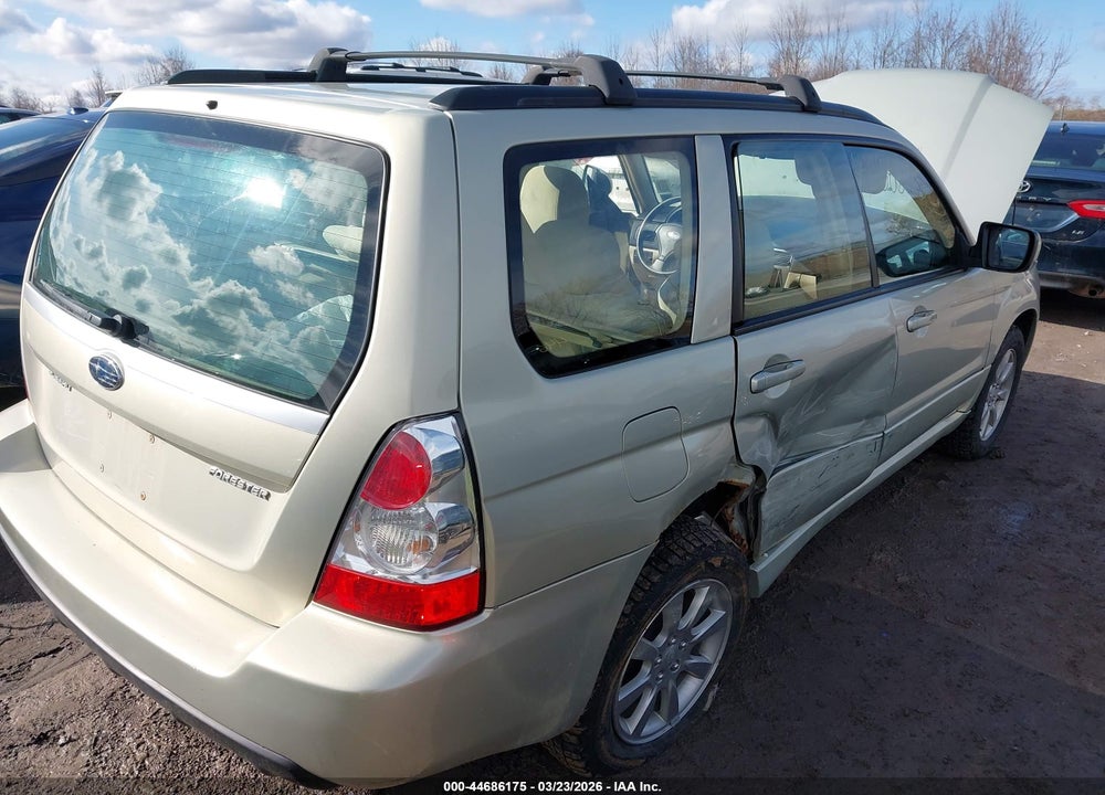 2007 SUBARU FORESTER 2.5X VIN: JF1SG65637H729549