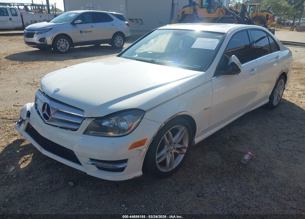 2012 MERCEDES-BENZ C 250 SPORT VIN: WDDGF4HBXCA647004