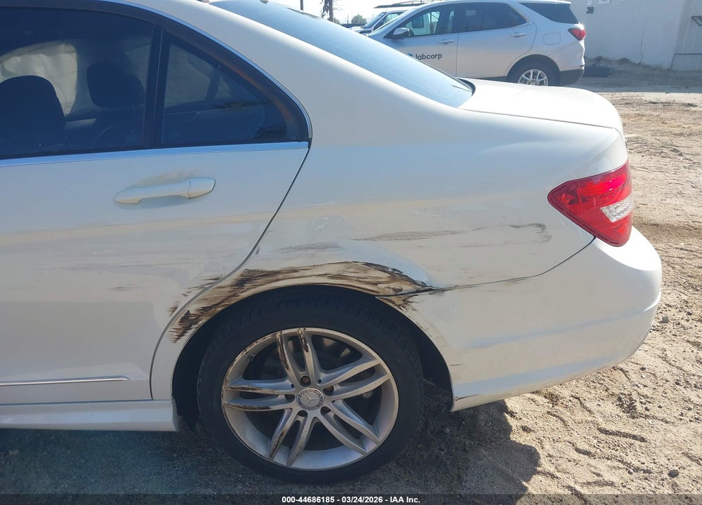 2012 MERCEDES-BENZ C 250 SPORT VIN: WDDGF4HBXCA647004