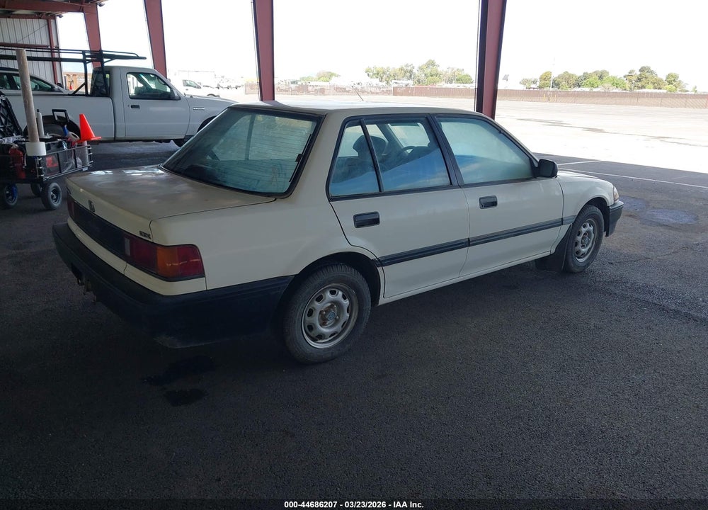 1989 HONDA CIVIC DX VIN: 1HGED3649KA014547