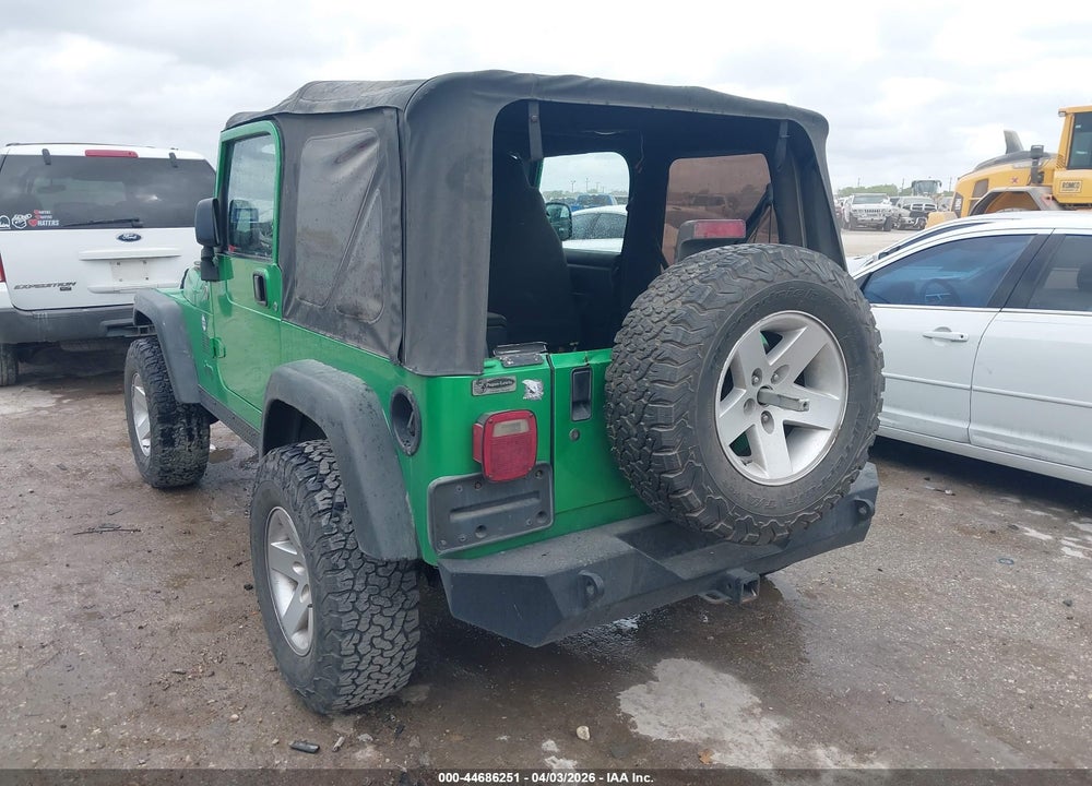 2005 JEEP WRANGLER RUBICON VIN: 1J4FA69S95P300465