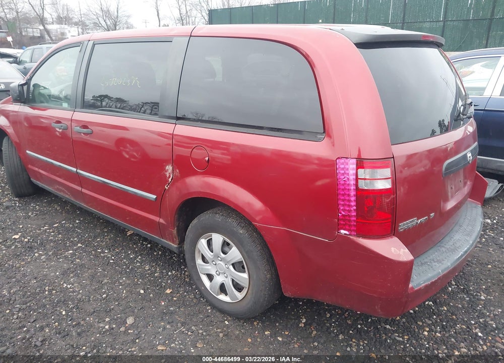 2008 DODGE GRAND CARAVAN SE VIN: 2D8HN44H48R673405