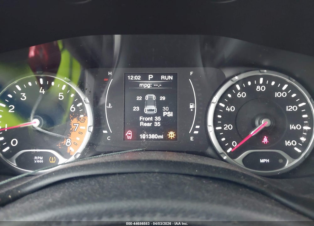 2018 JEEP RENEGADE ALTITUDE FWD VIN: ZACCJABB4JPG81886