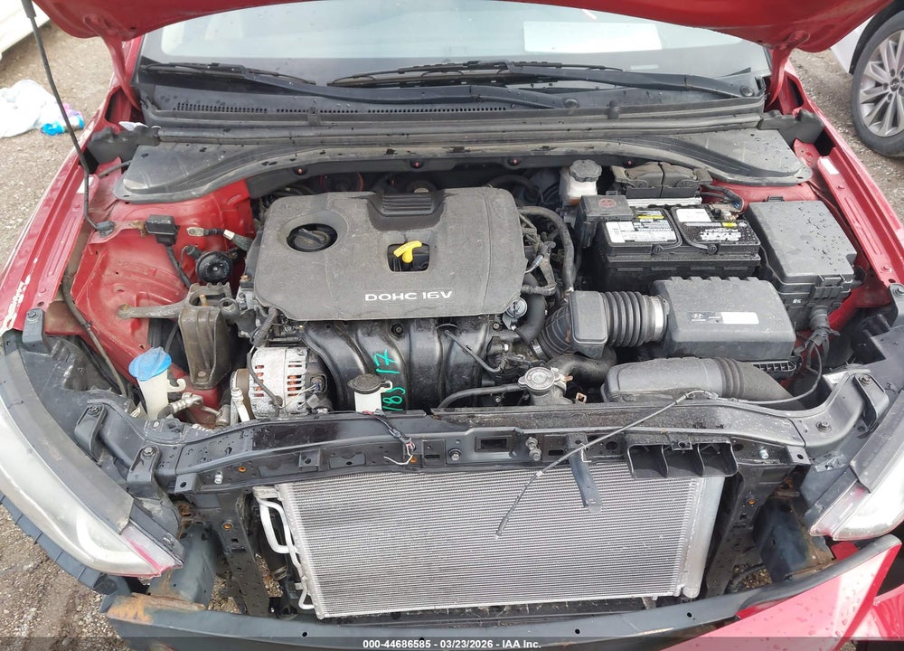 2017 HYUNDAI ELANTRA SE VIN: KMHD74LF7HU429012