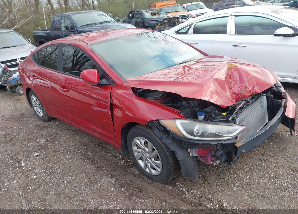 2017 HYUNDAI ELANTRA SE VIN: KMHD74LF7HU429012