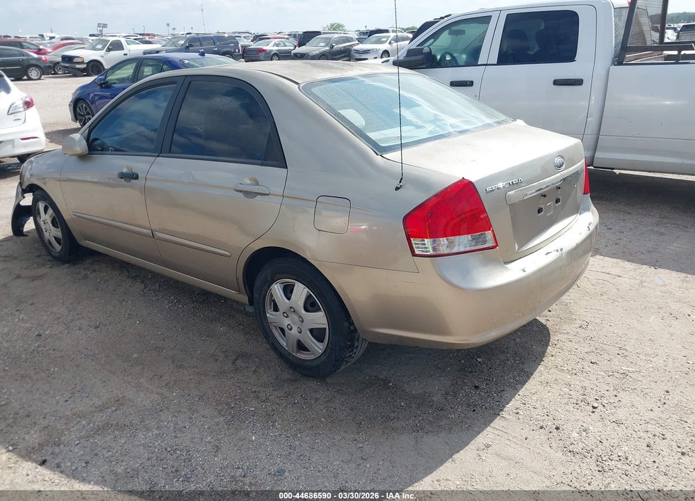 2007 KIA SPECTRA VIN: KNAFE121X75439269