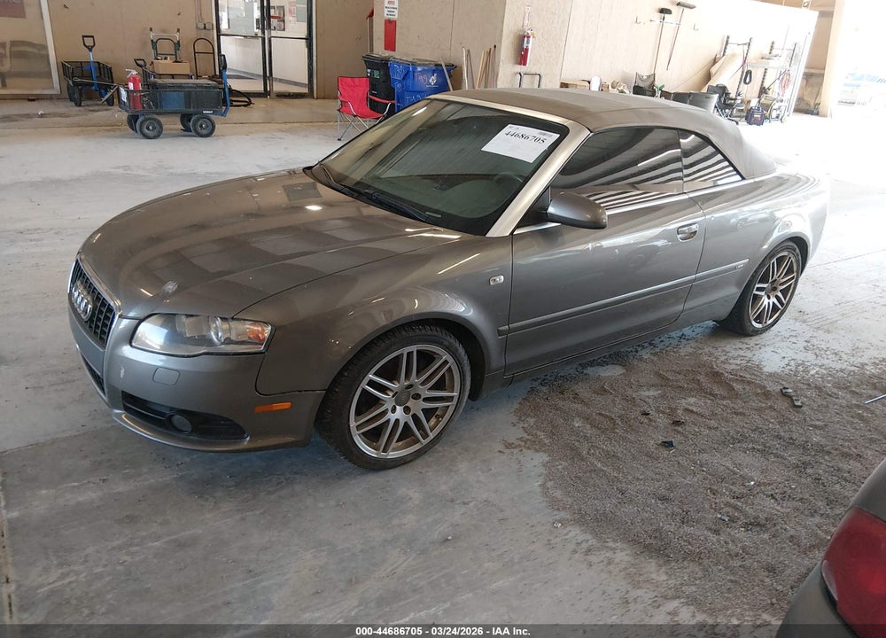 2009 AUDI A4 2.0T CABRIOLET QUATTRO VIN: WAUDF48HX9K010051