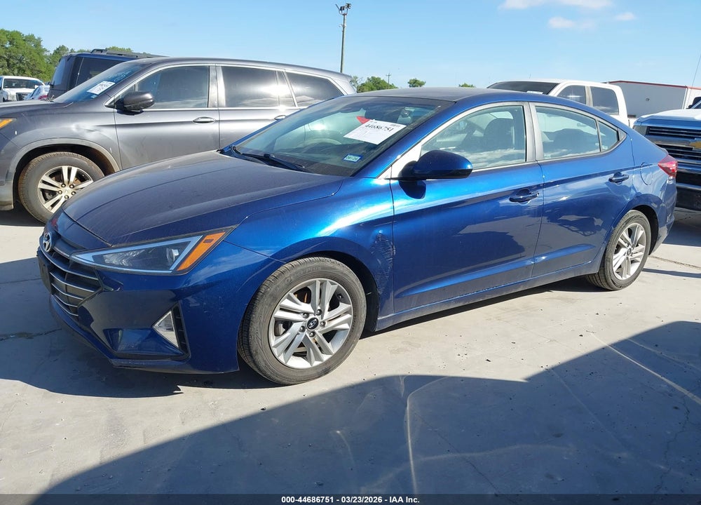 2020 HYUNDAI ELANTRA SEL VIN: 5NPD84LF7LH579738