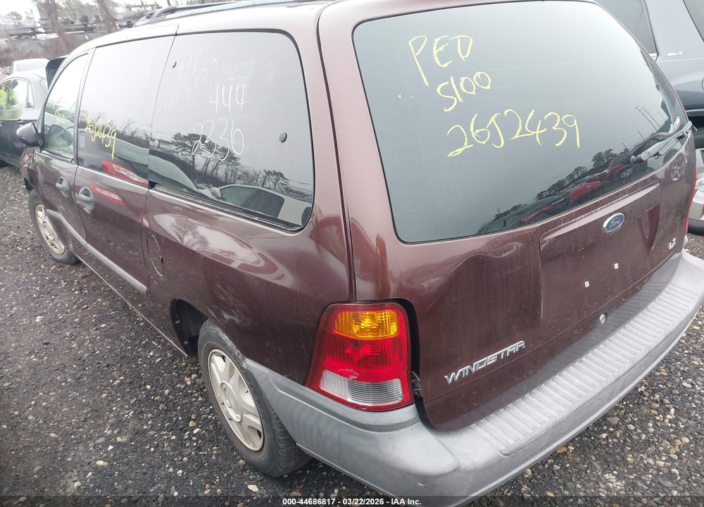2000 FORD WINDSTAR LX VIN: 2FMZA5148YBB78523