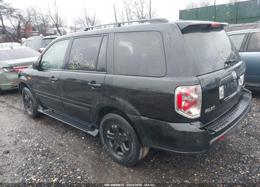 2008 HONDA PILOT VP VIN: 5FNYF18248B048112