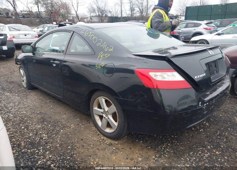 2007 HONDA CIVIC EX VIN: 2HGFG12807H515330
