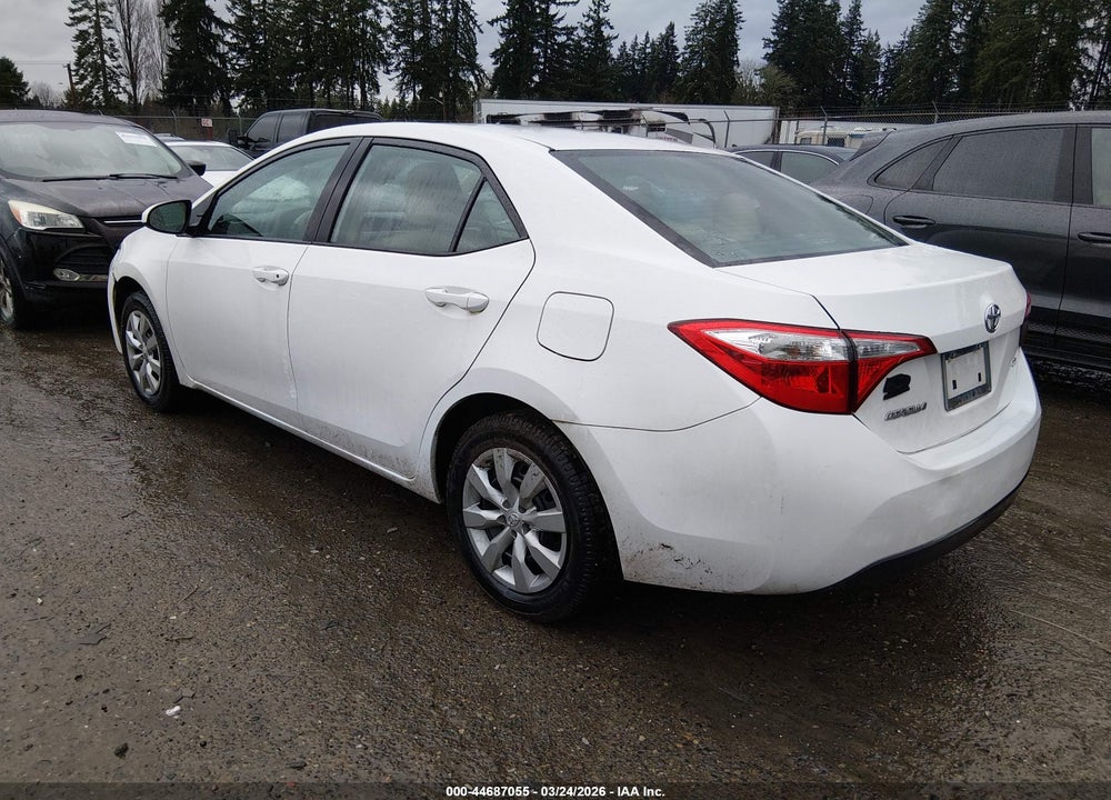 2015 TOYOTA COROLLA LE VIN: 5YFBURHE0FP348493