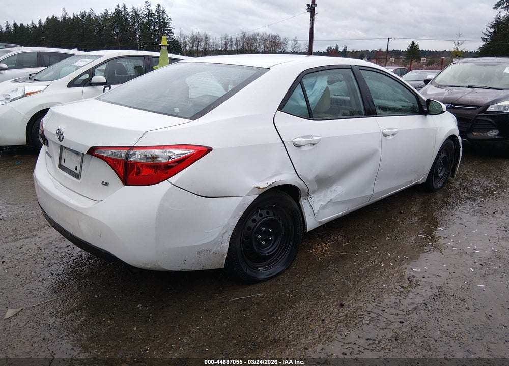 2015 TOYOTA COROLLA LE VIN: 5YFBURHE0FP348493