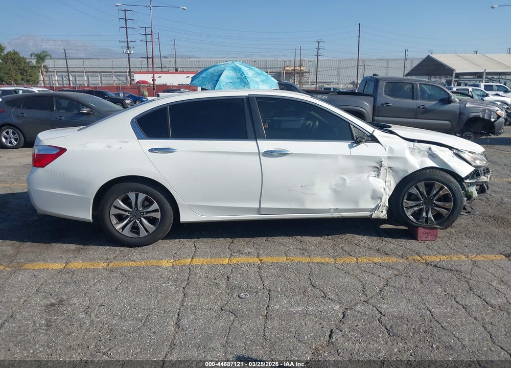 2013 HONDA ACCORD LX VIN: 1HGCR2F3XDA195638