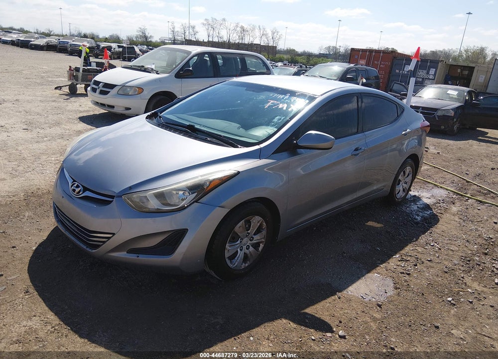 2016 HYUNDAI ELANTRA SE VIN: 5NPDH4AEXGH736873