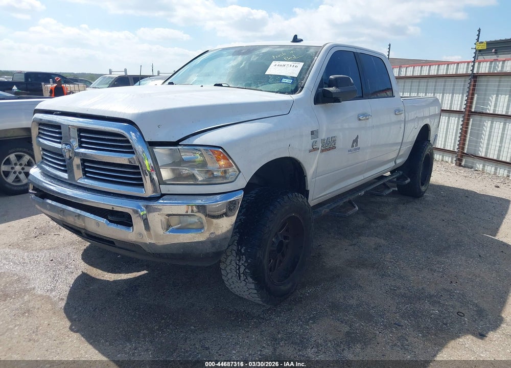 2016 RAM 2500 LONE STAR VIN: 3C6UR5DL3GG314876
