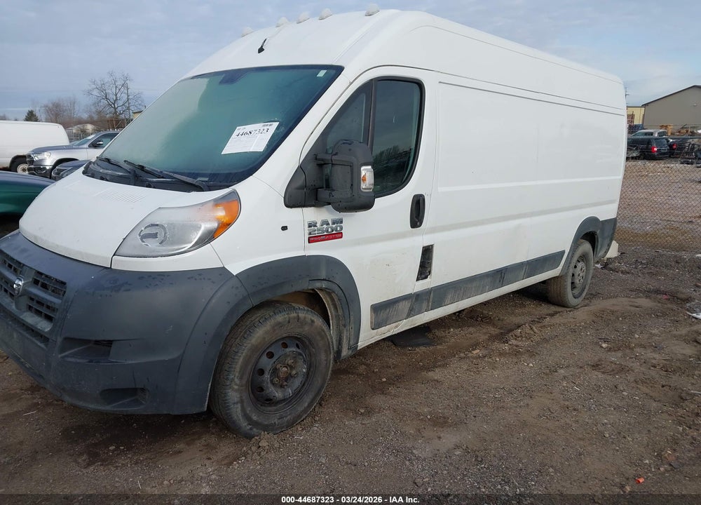 2014 RAM PROMASTER 2500 HIGH ROOF VIN: 3C6TRVDG6EE105834