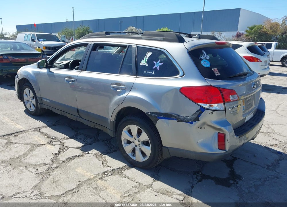 2011 SUBARU OUTBACK 2.5I LIMITED VIN: 4S4BRBLC6B3379891