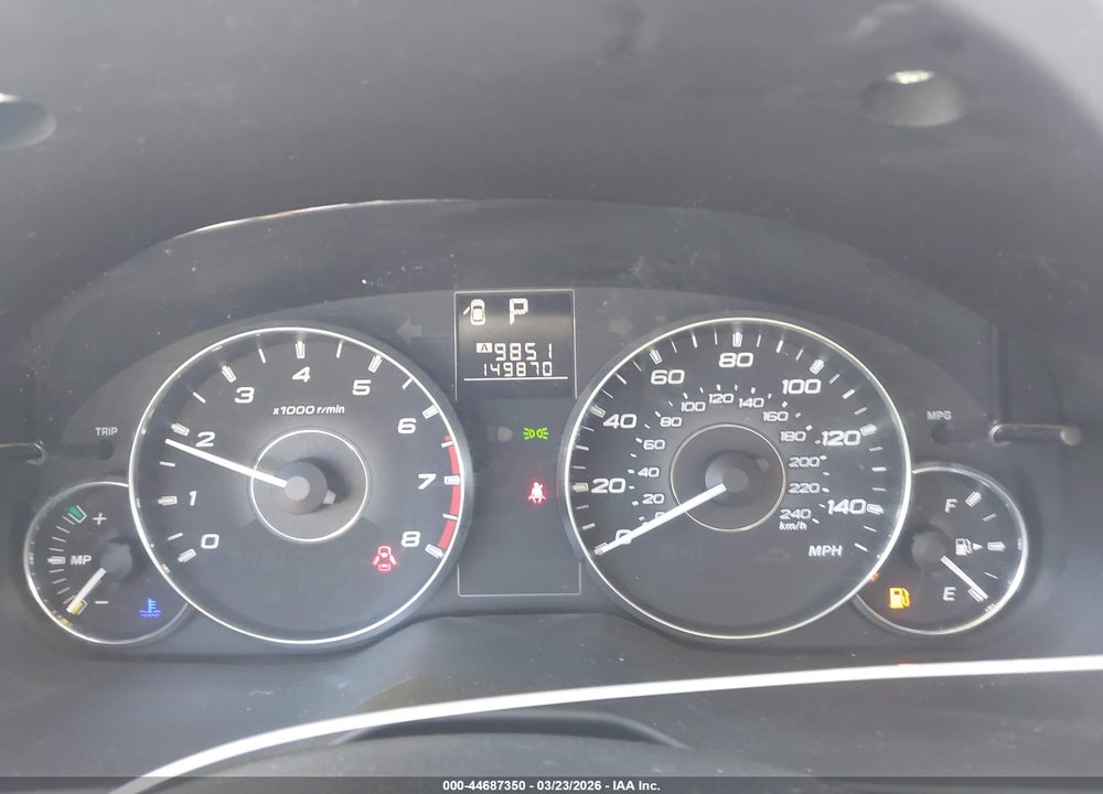 2011 SUBARU OUTBACK 2.5I LIMITED VIN: 4S4BRBLC6B3379891