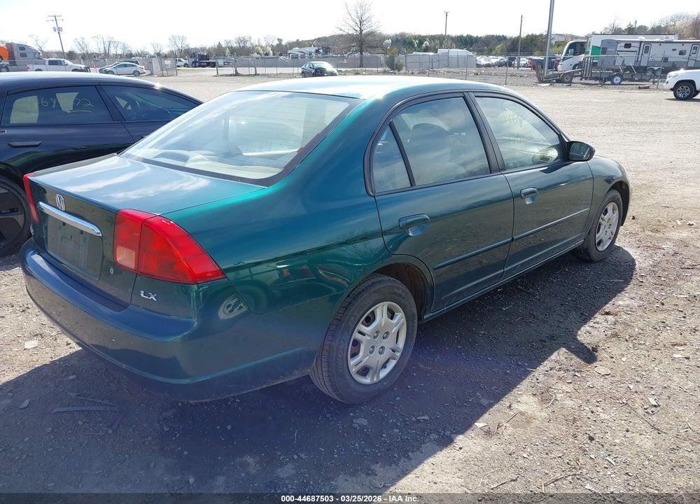 2002 HONDA CIVIC LX VIN: 2HGES16512H610711