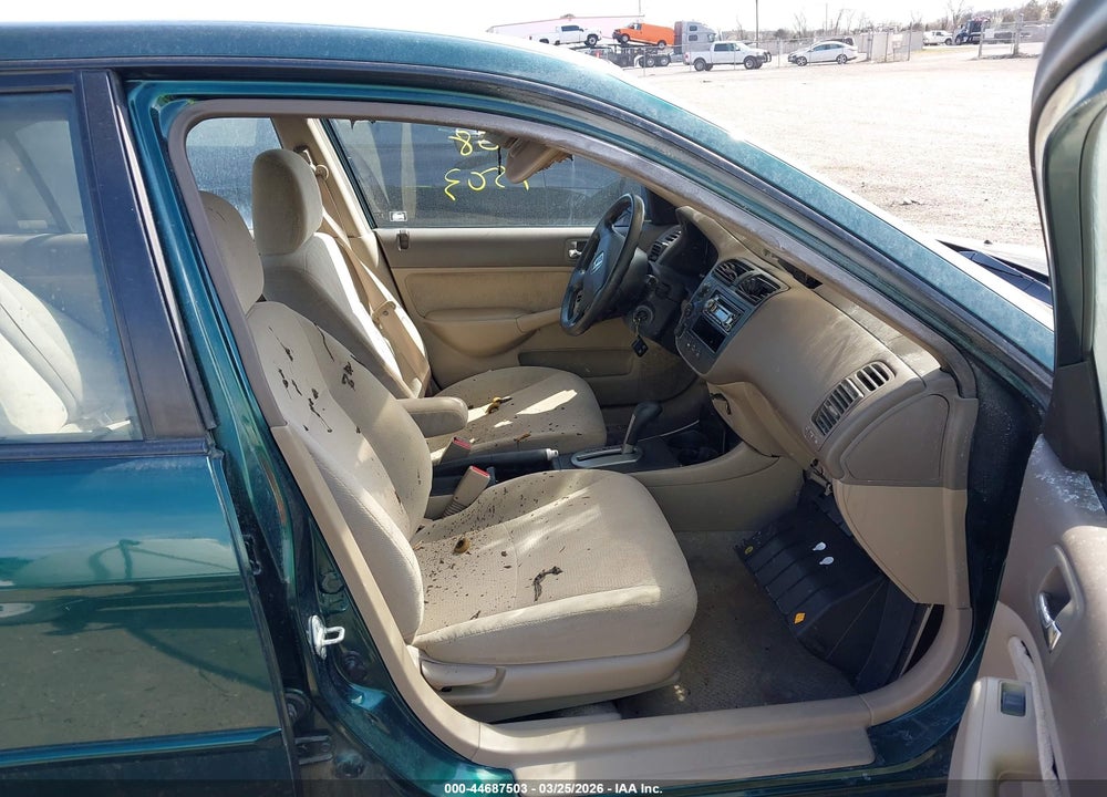 2002 HONDA CIVIC LX VIN: 2HGES16512H610711