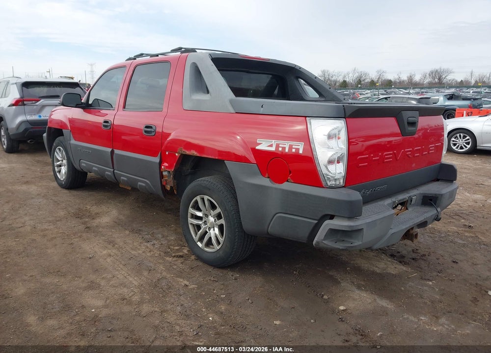 2004 CHEVROLET AVALANCHE 1500 VIN: 3GNEC12T94G219512