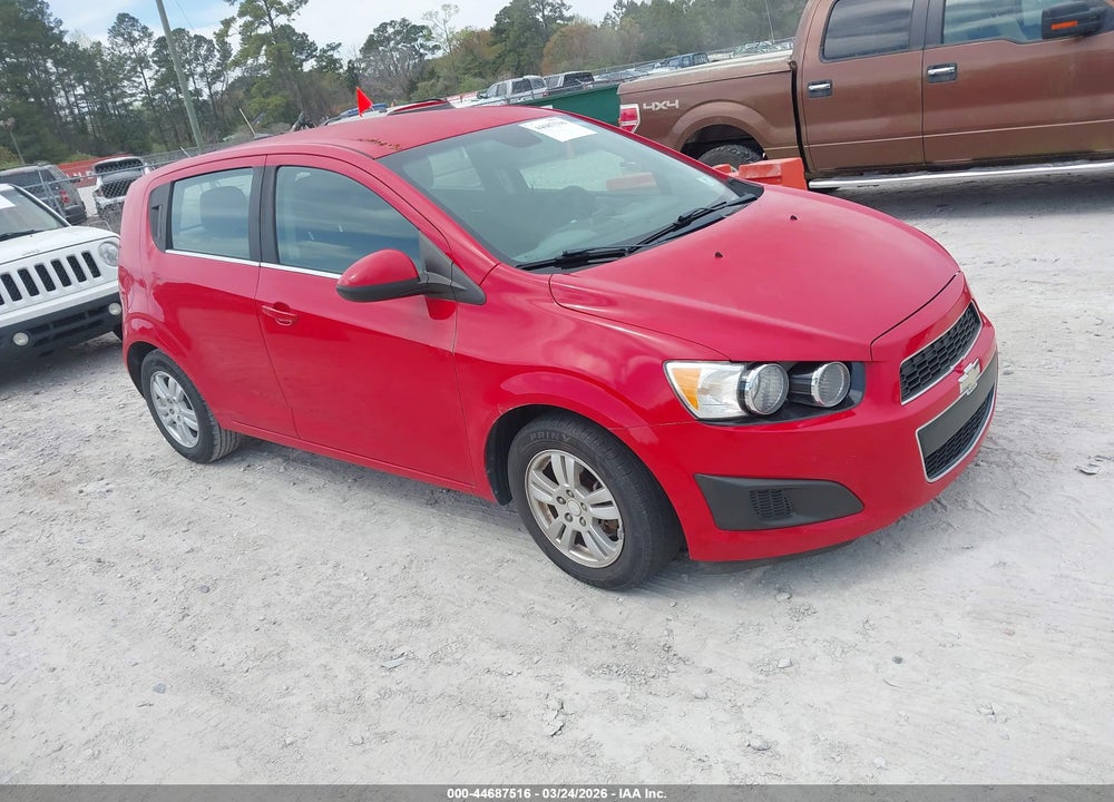 2013 CHEVROLET SONIC LT MANUAL VIN: 1G1JD6SB5D4193201