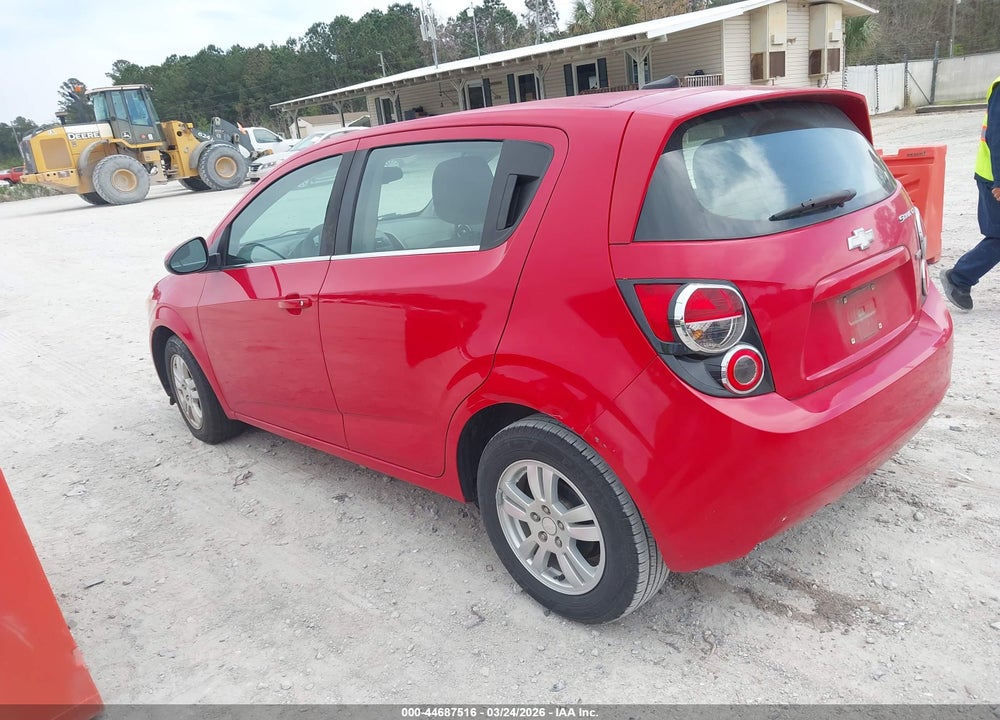 2013 CHEVROLET SONIC LT MANUAL VIN: 1G1JD6SB5D4193201