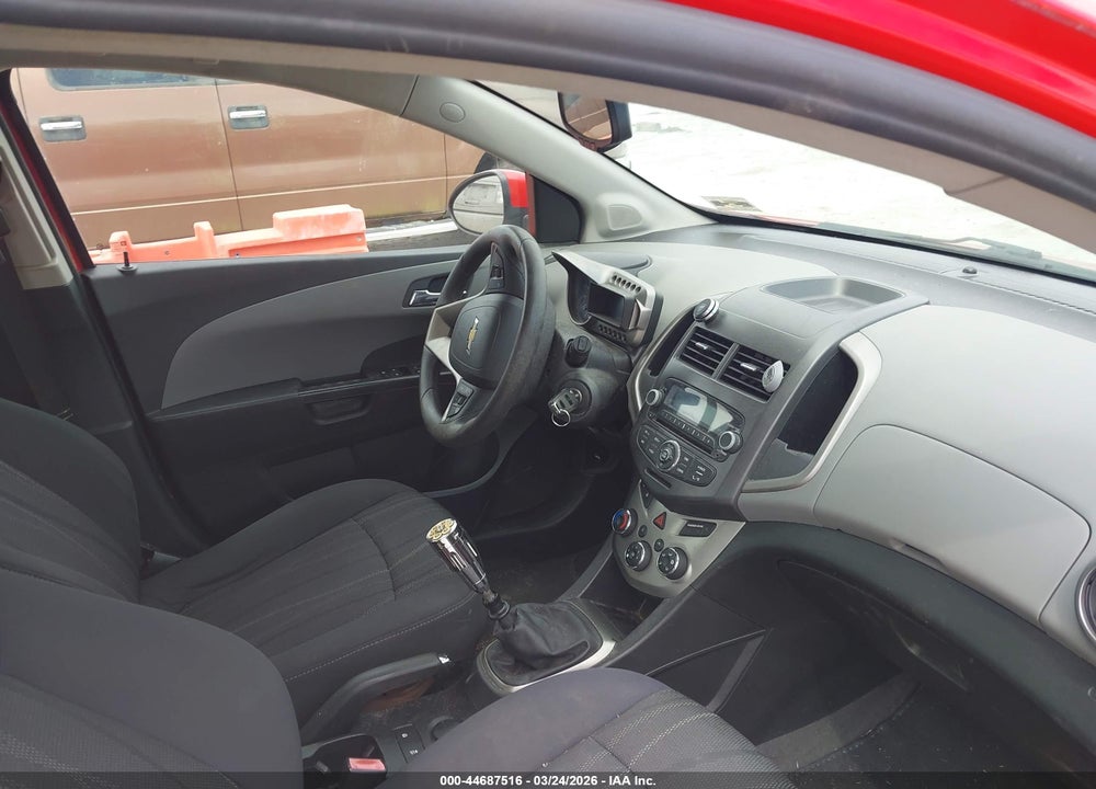 2013 CHEVROLET SONIC LT MANUAL VIN: 1G1JD6SB5D4193201