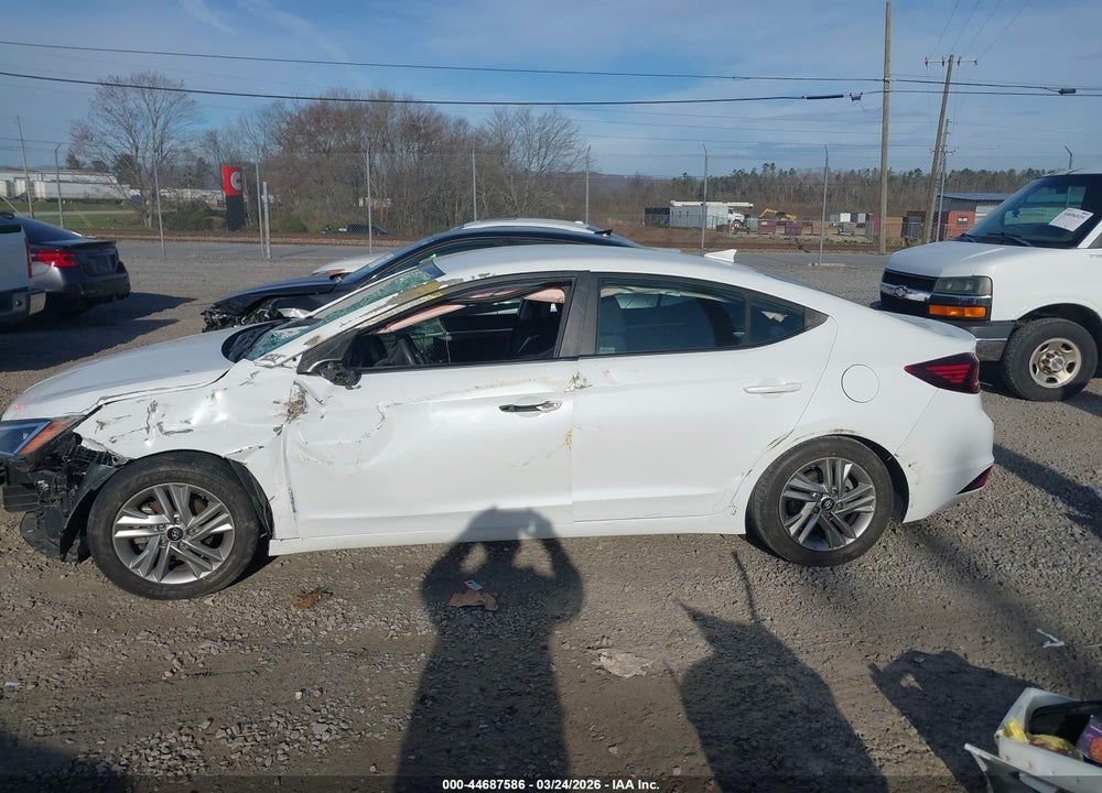 2019 HYUNDAI ELANTRA SEL VIN: 5NPD84LF9KH429287