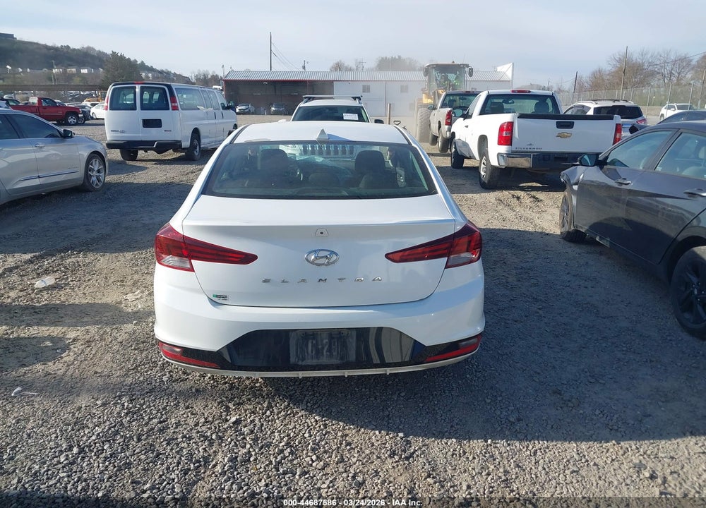 2019 HYUNDAI ELANTRA SEL VIN: 5NPD84LF9KH429287