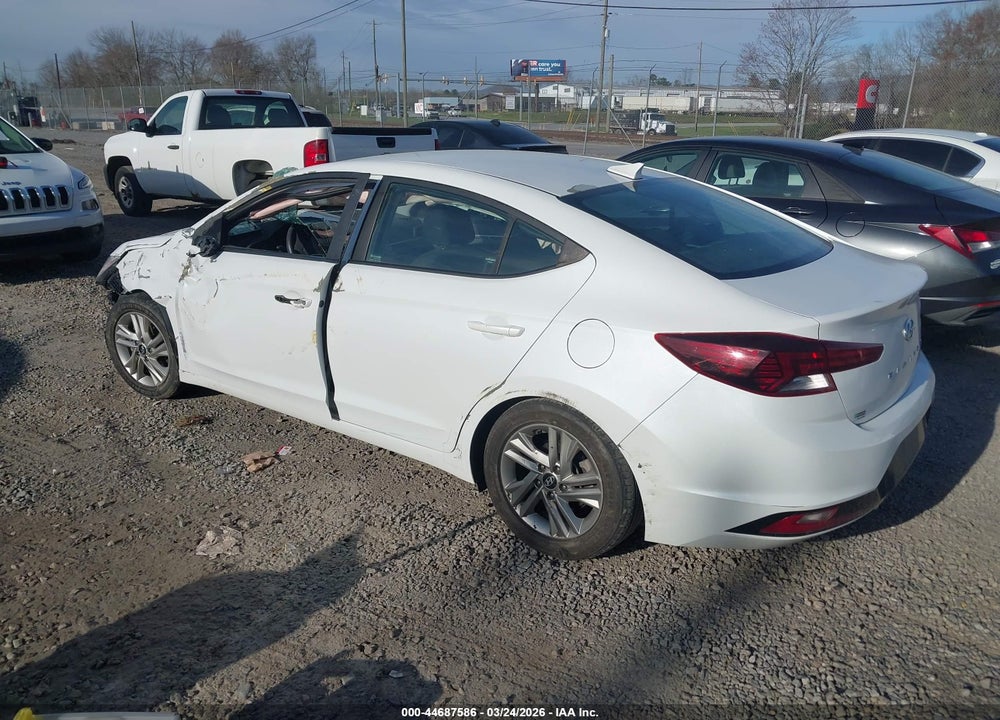 2019 HYUNDAI ELANTRA SEL VIN: 5NPD84LF9KH429287