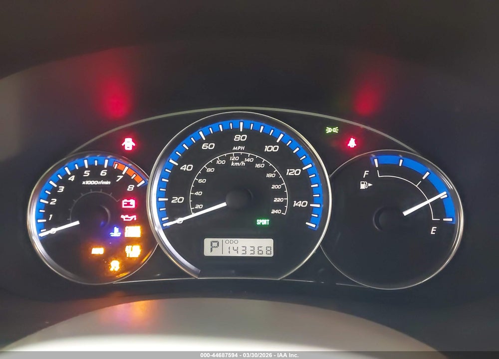 2011 SUBARU FORESTER 2.5X LIMITED VIN: JF2SHAECXBH755432