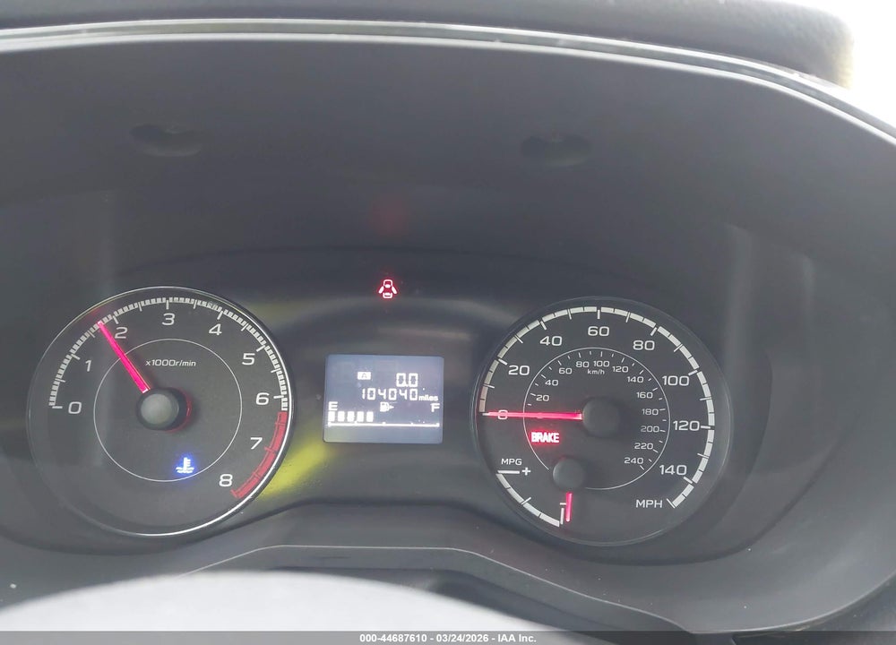 2017 SUBARU IMPREZA 2.0I VIN: 4S3GKAA60H1619107