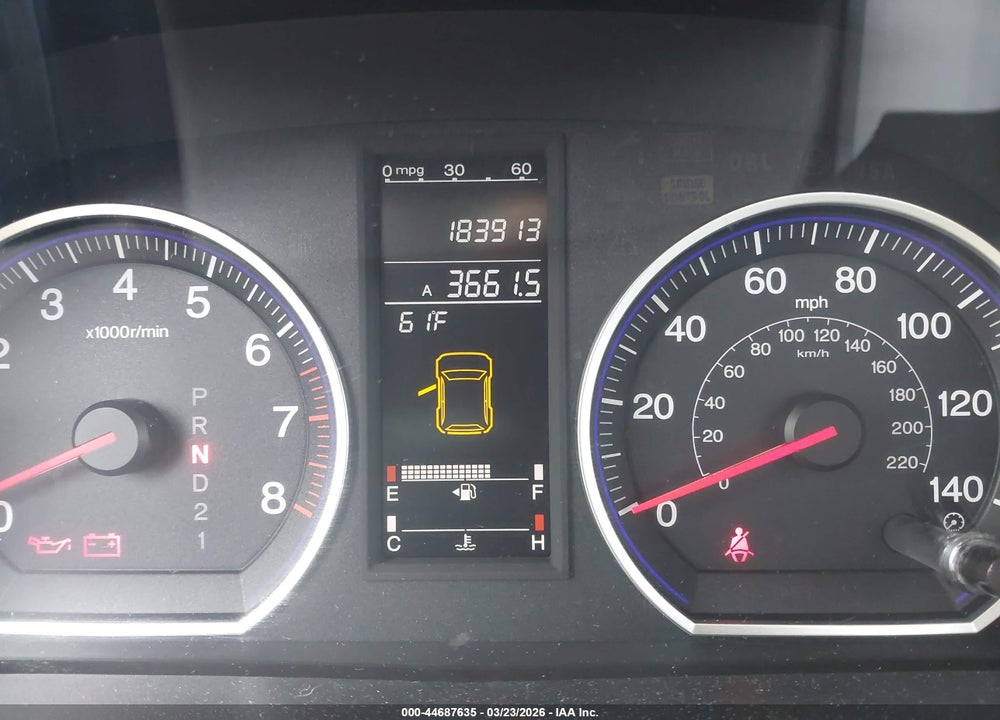 2007 HONDA CR-V EX-L VIN: JHLRE48717C104767