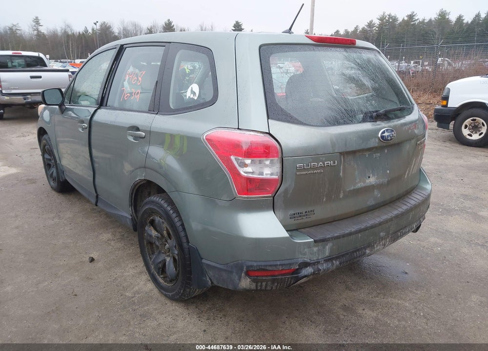 2014 SUBARU FORESTER 2.5I VIN: JF2SJAAC0EH423031